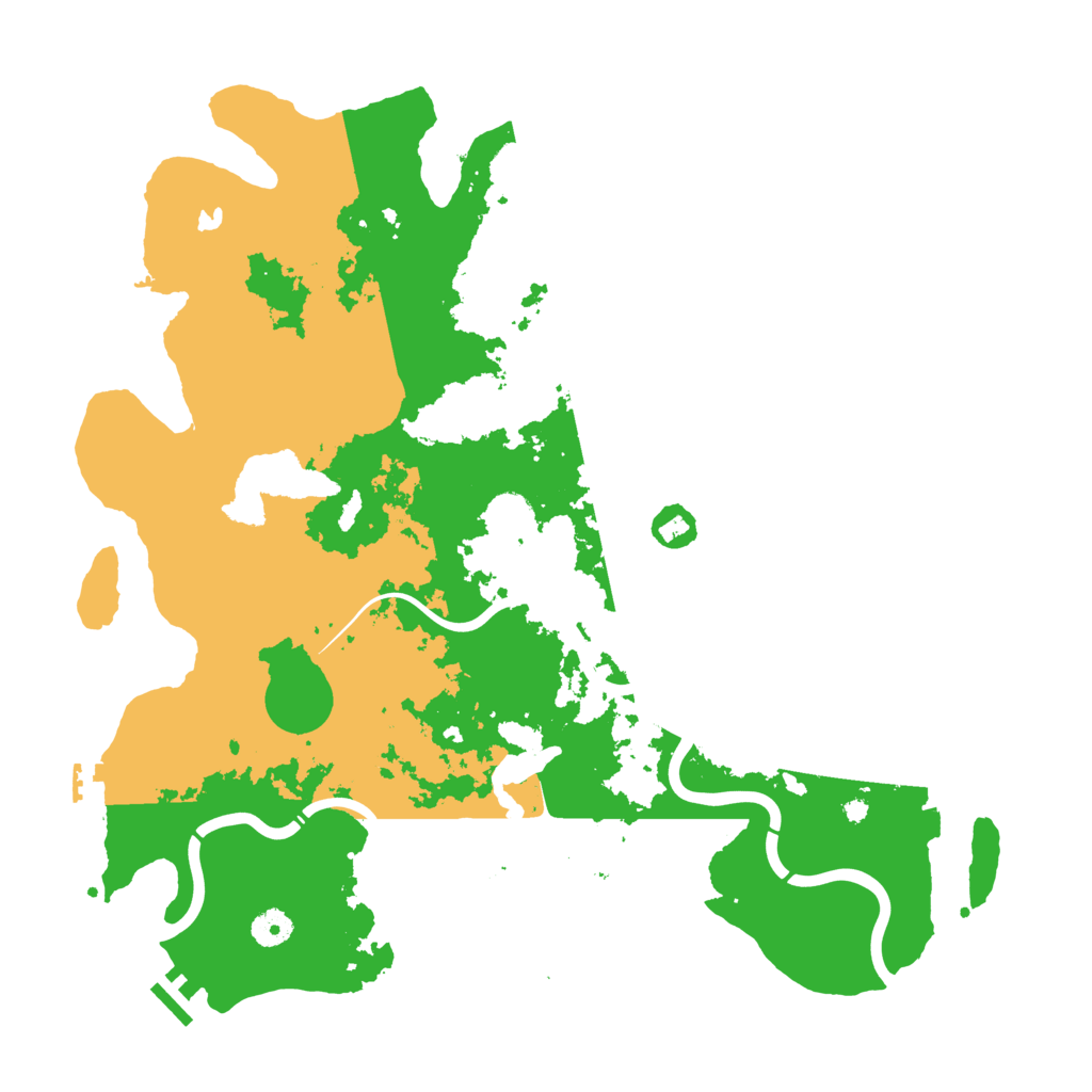 Biome Rust Map: Procedural Map, Size: 4250, Seed: 809511513