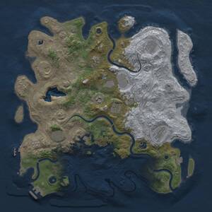 Thumbnail Rust Map: Procedural Map, Size: 4250, Seed: 809511513, 17 Monuments