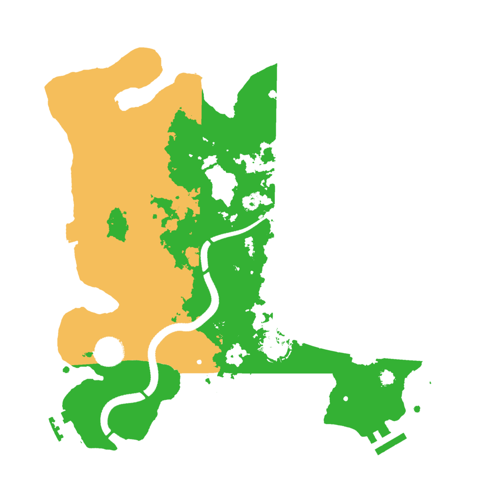 Biome Rust Map: Procedural Map, Size: 3000, Seed: 1510198296