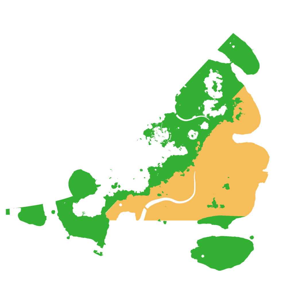 Biome Rust Map: Procedural Map, Size: 3000, Seed: 2458071