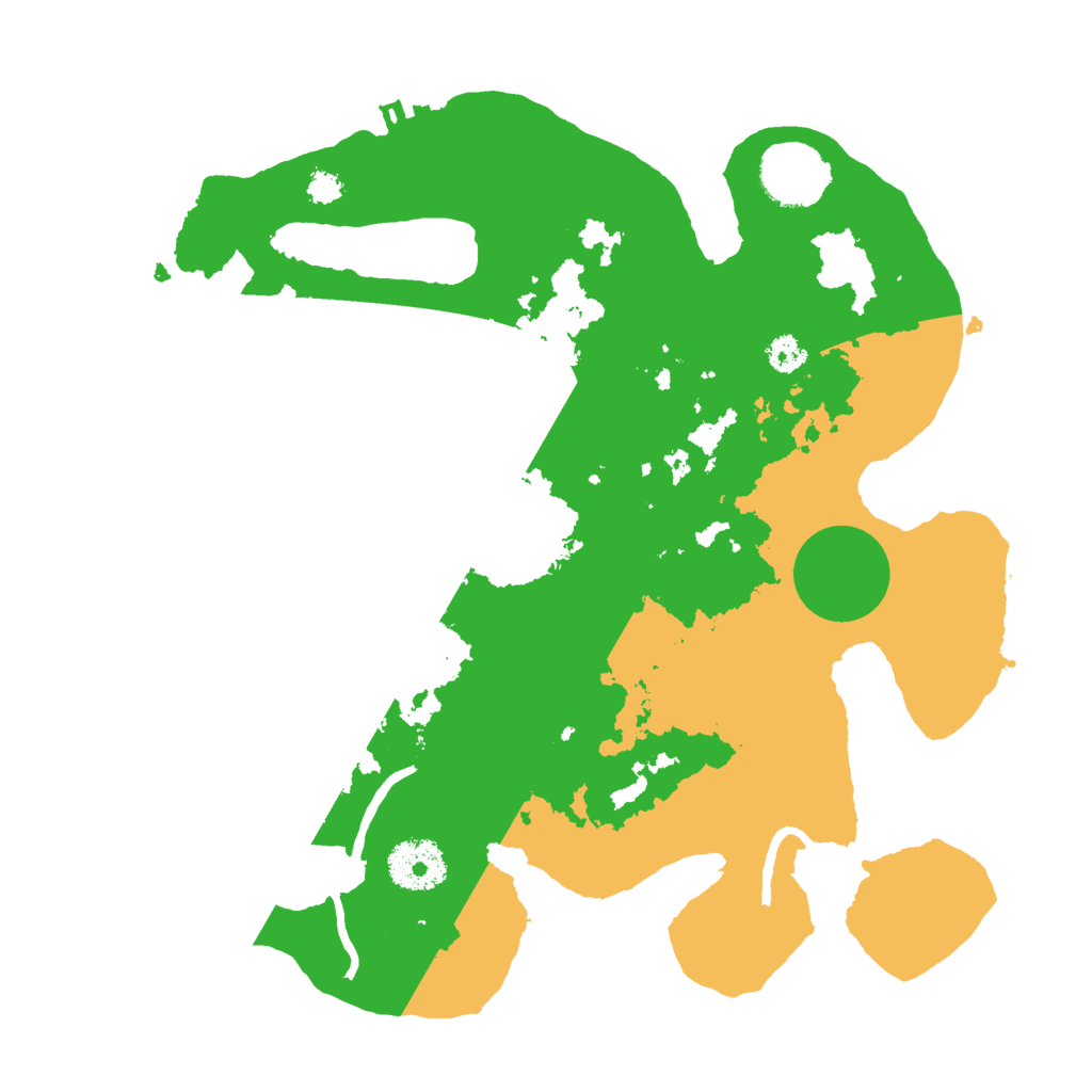 Biome Rust Map: Procedural Map, Size: 3000, Seed: 1749836326