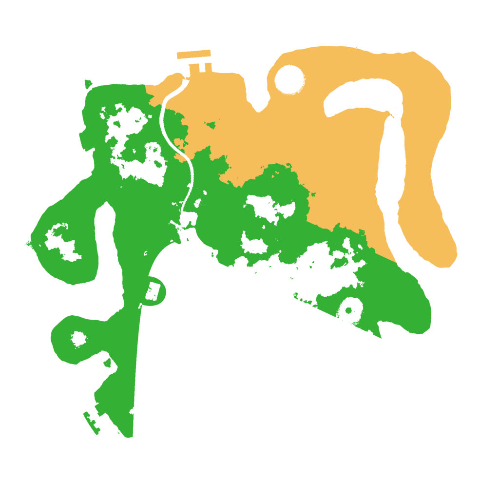 Biome Rust Map: Procedural Map, Size: 3000, Seed: 1234905