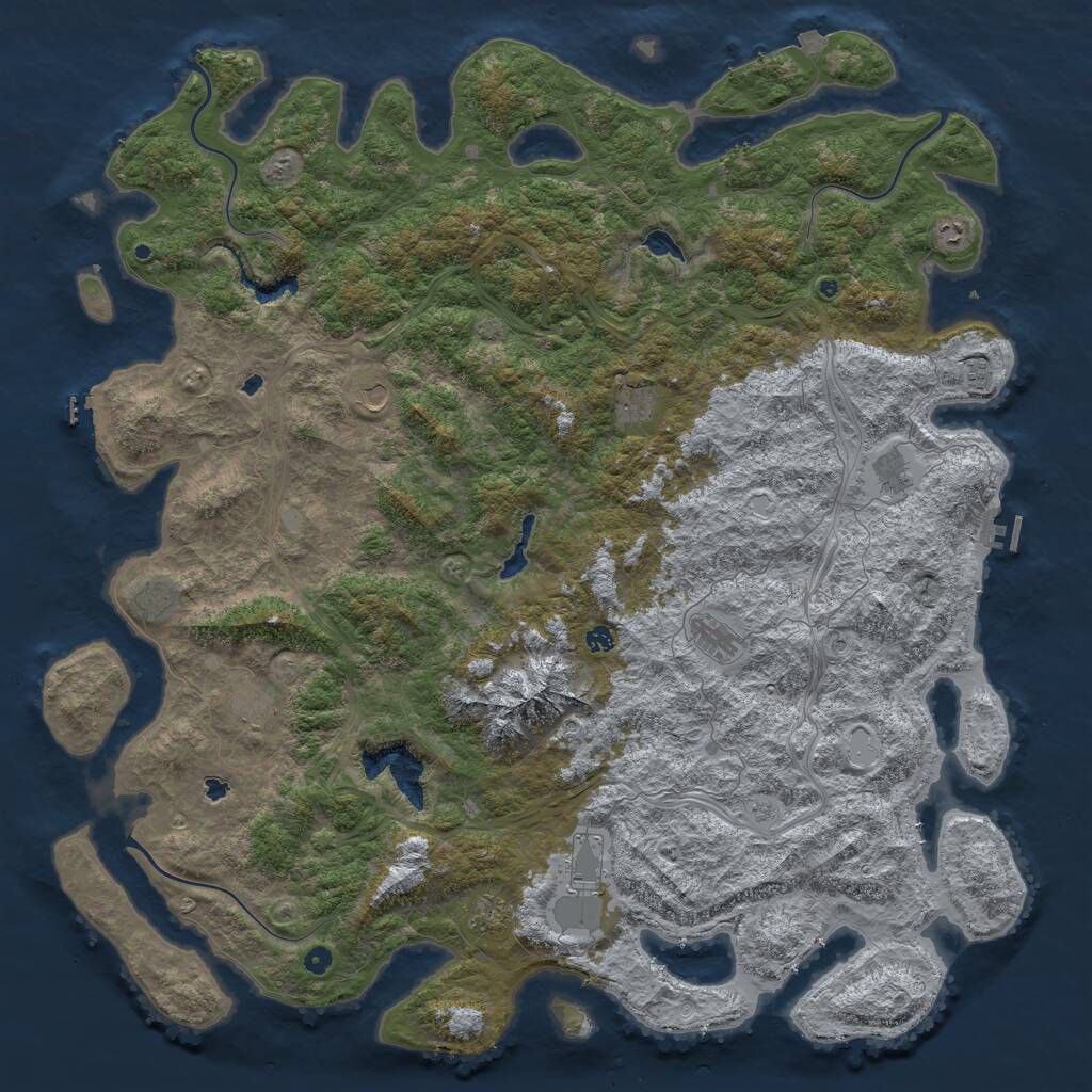 Rust Map: Procedural Map, Size: 6000, Seed: 2025031755, 17 Monuments