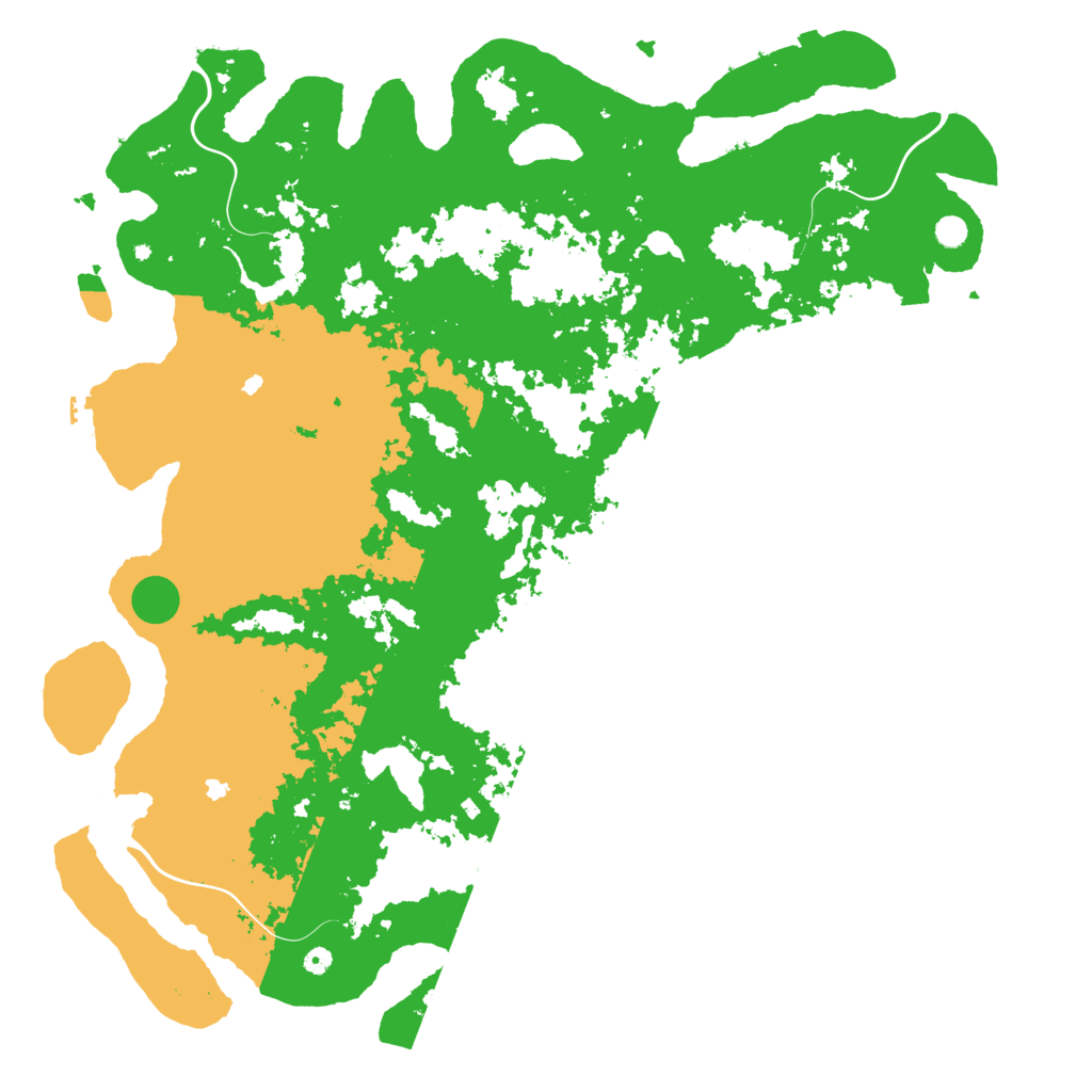 Biome Rust Map: Procedural Map, Size: 6000, Seed: 2025031755