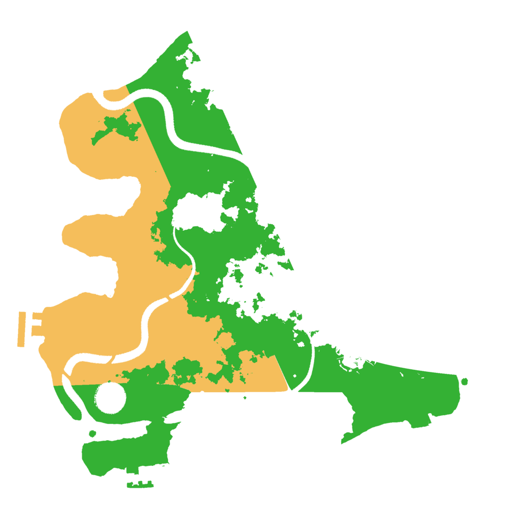 Biome Rust Map: Procedural Map, Size: 3000, Seed: 132996938