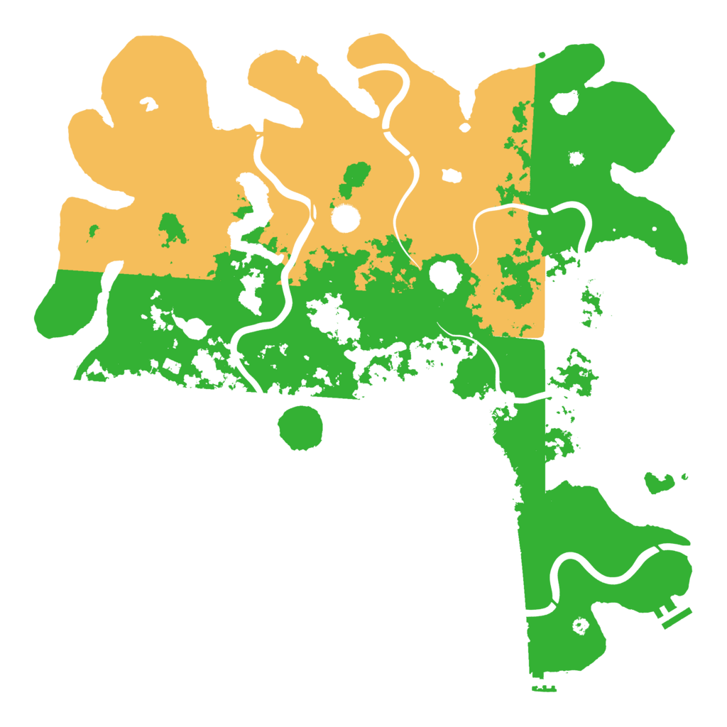 Biome Rust Map: Procedural Map, Size: 4500, Seed: 1477465867