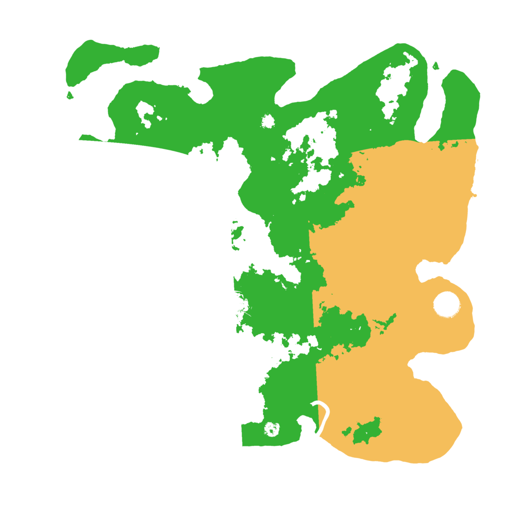 Biome Rust Map: Procedural Map, Size: 3500, Seed: 71364895