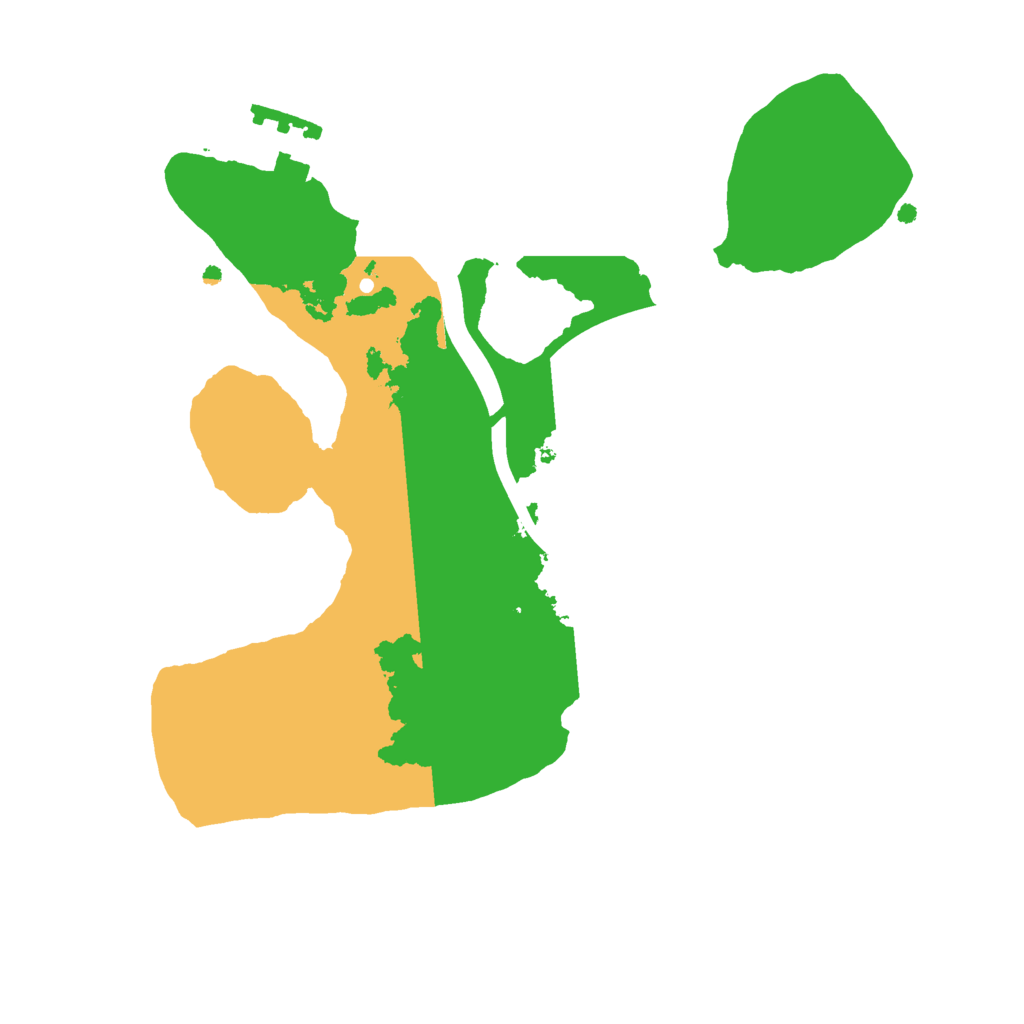 Biome Rust Map: Procedural Map, Size: 2100, Seed: 982591596