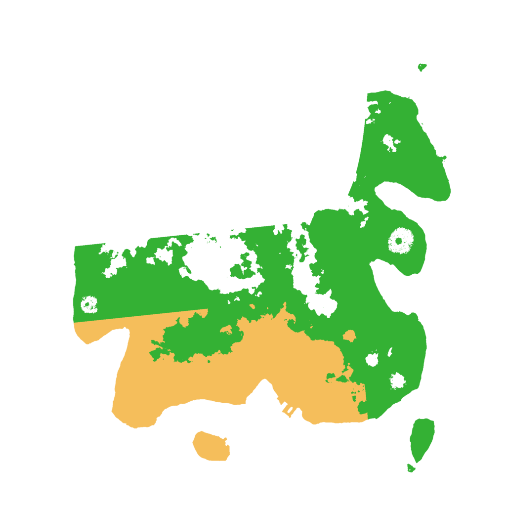Biome Rust Map: Procedural Map, Size: 3000, Seed: 99393993