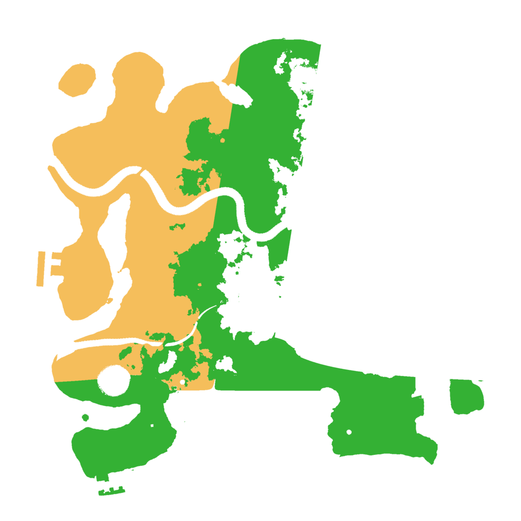 Biome Rust Map: Procedural Map, Size: 3000, Seed: 20074