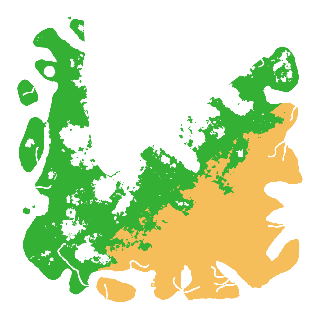 Biome Rust Map: Procedural Map, Size: 5000, Seed: 7764