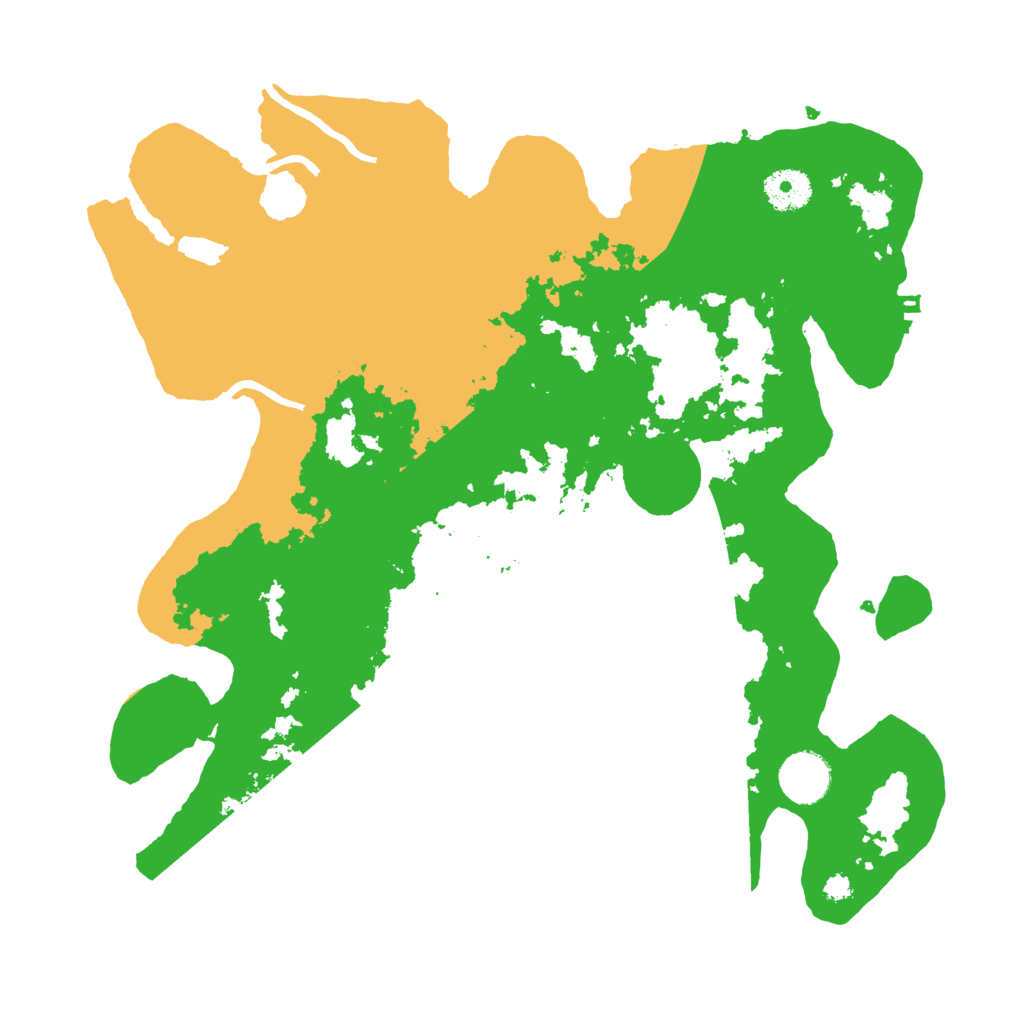 Biome Rust Map: Procedural Map, Size: 3500, Seed: 240101696