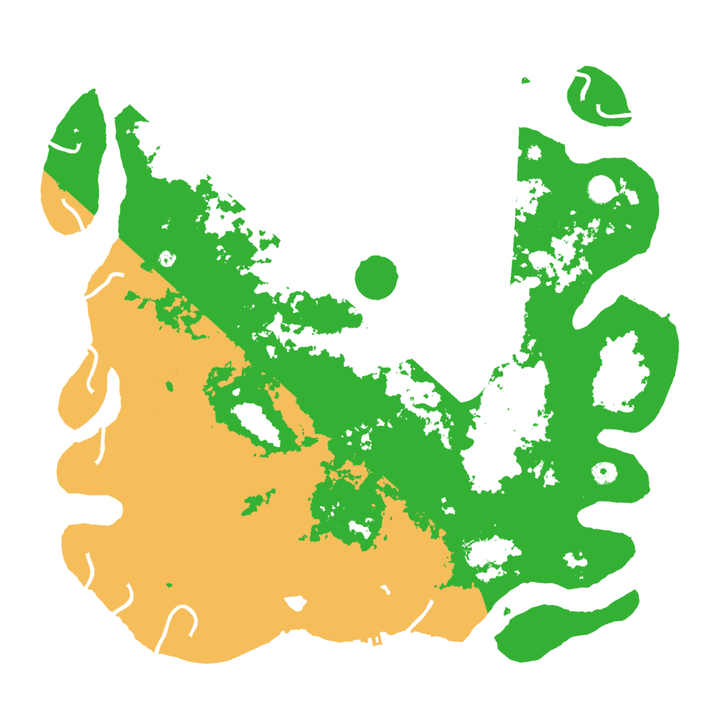 Biome Rust Map: Procedural Map, Size: 4500, Seed: 885775391