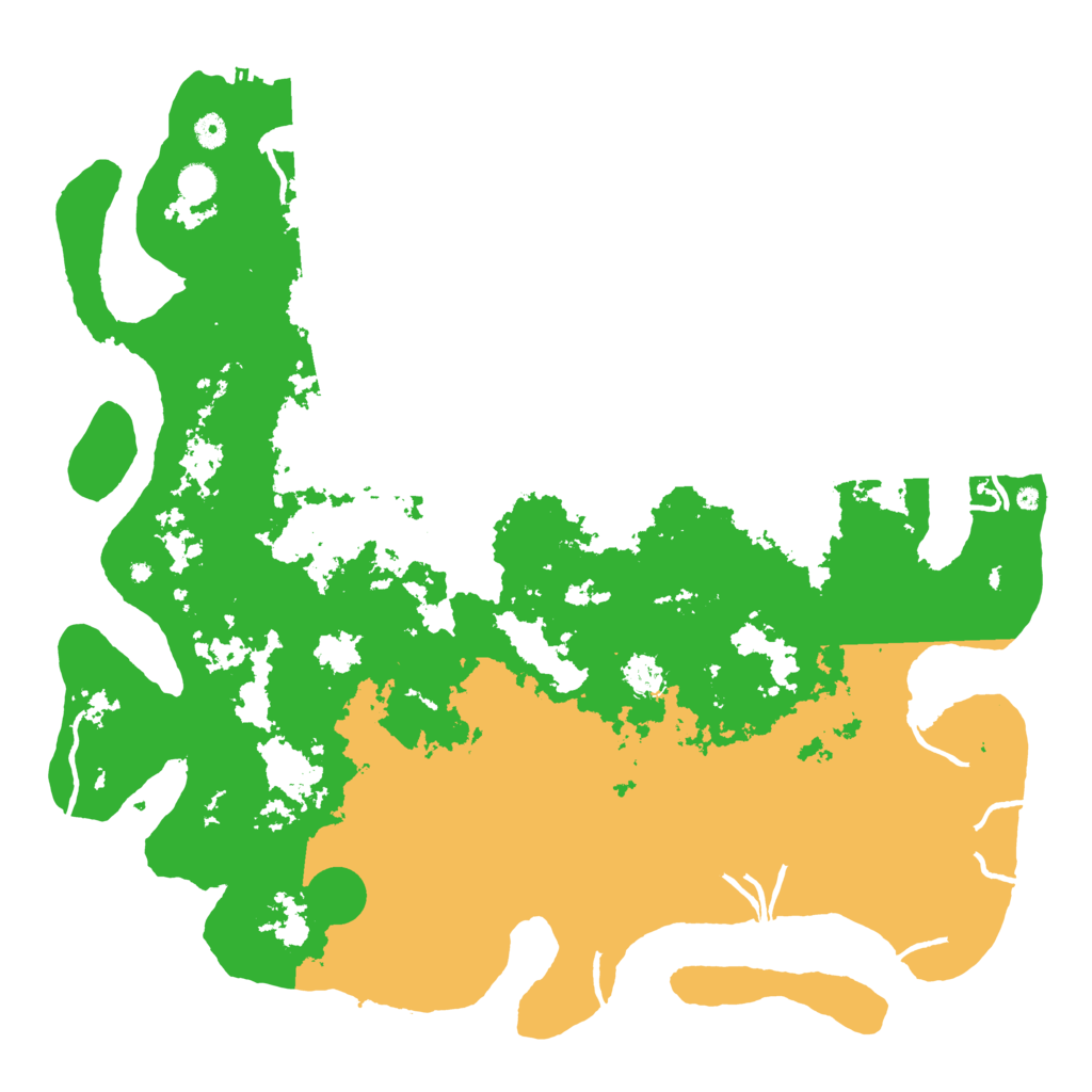 Biome Rust Map: Procedural Map, Size: 5000, Seed: 9752