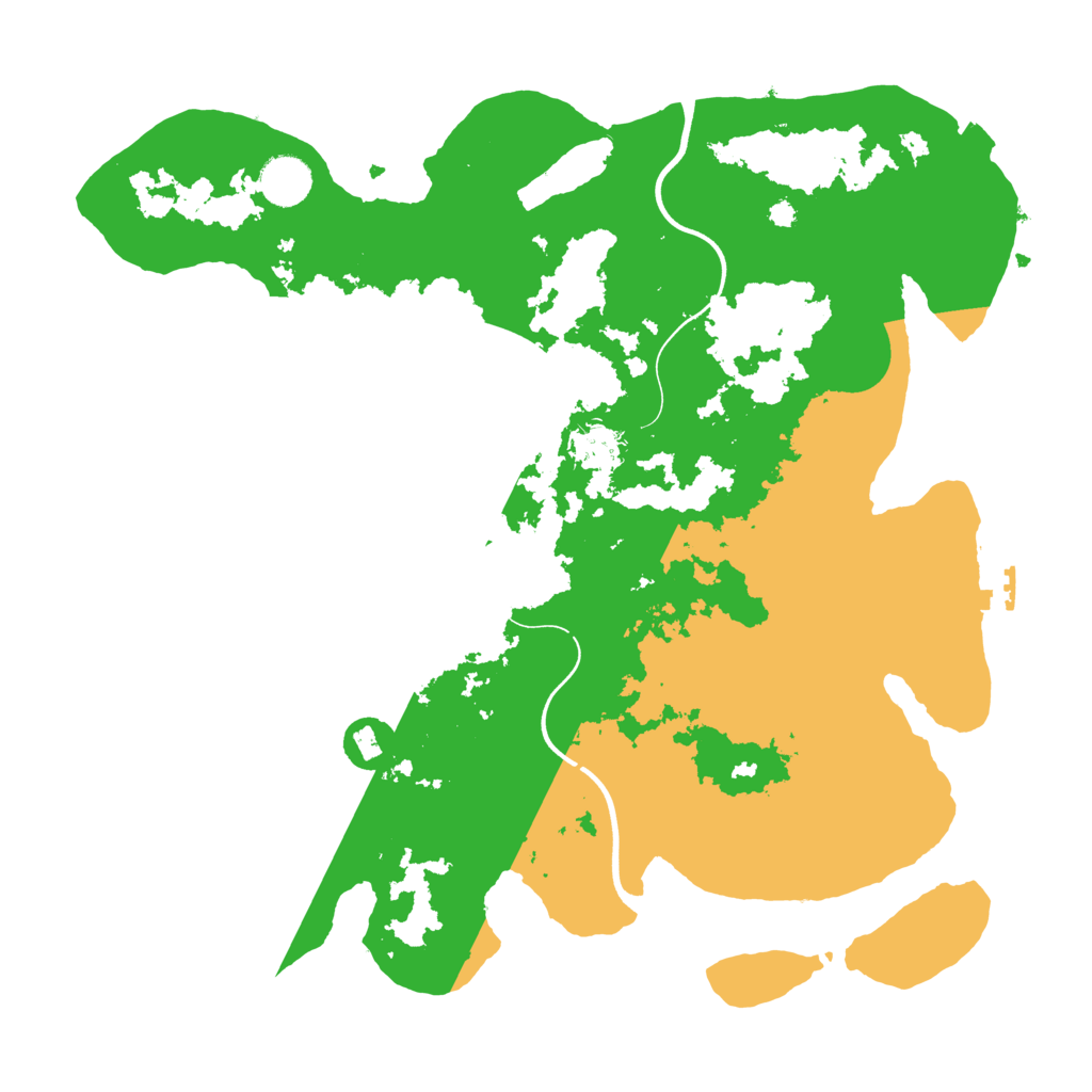 Biome Rust Map: Procedural Map, Size: 3750, Seed: 9176503