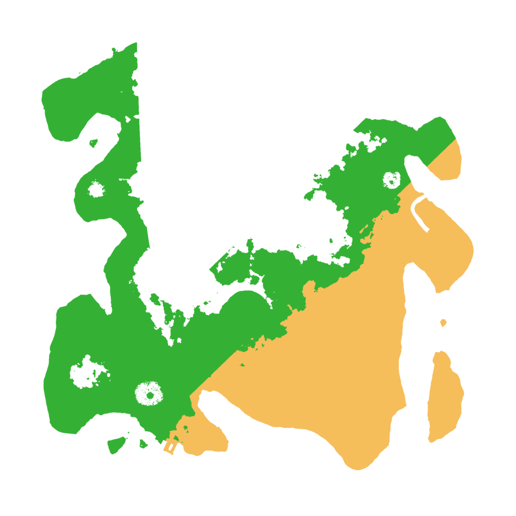 Biome Rust Map: Procedural Map, Size: 3000, Seed: 75691