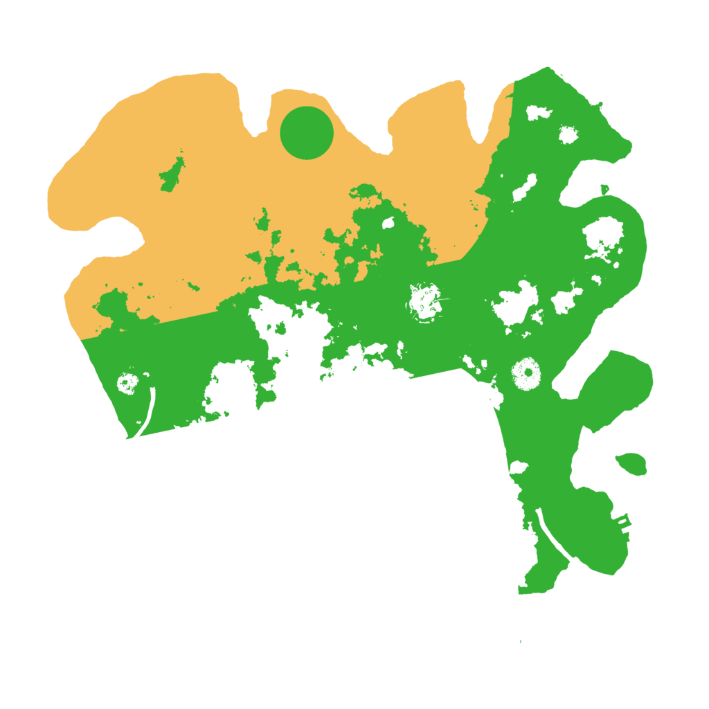 Biome Rust Map: Procedural Map, Size: 3500, Seed: 1254829821