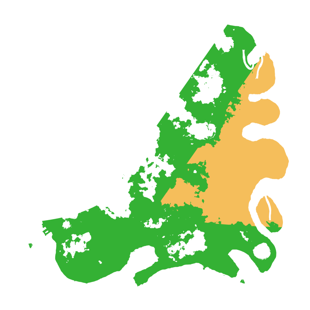 Biome Rust Map: Procedural Map, Size: 3500, Seed: 24542531