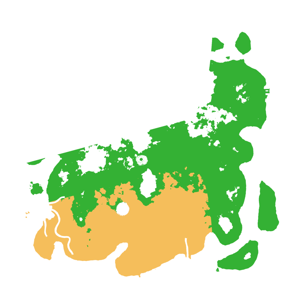 Biome Rust Map: Procedural Map, Size: 4000, Seed: 365219