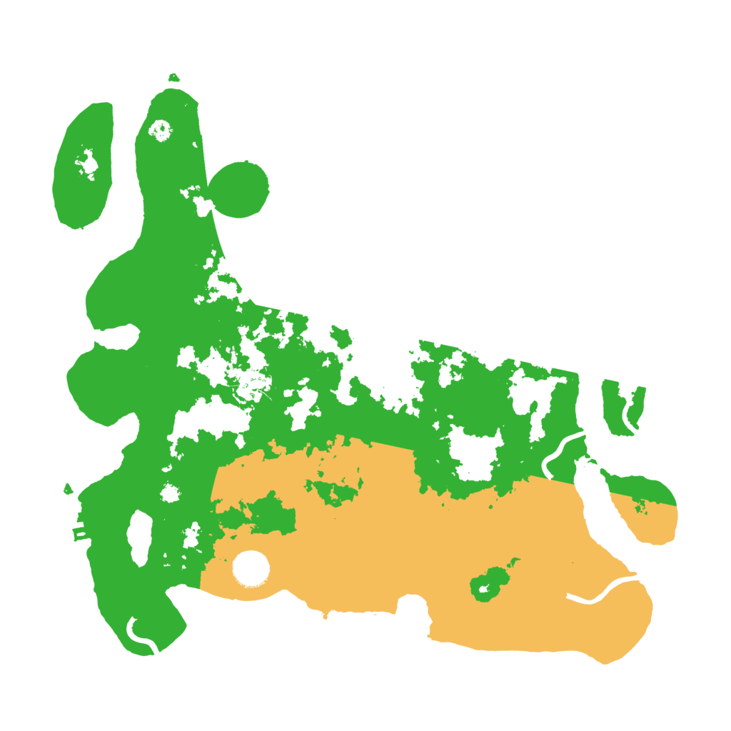 Biome Rust Map: Procedural Map, Size: 3500, Seed: 124542531