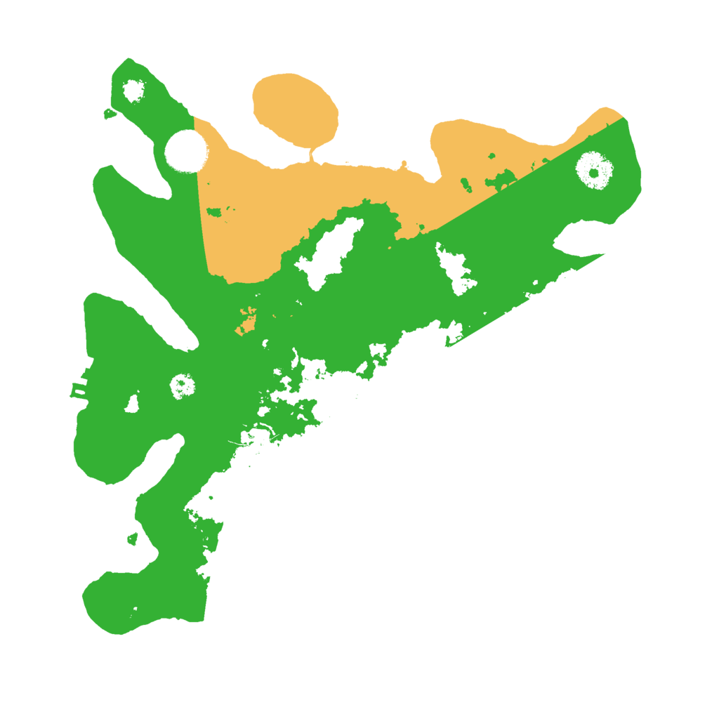 Biome Rust Map: Procedural Map, Size: 3000, Seed: 20033