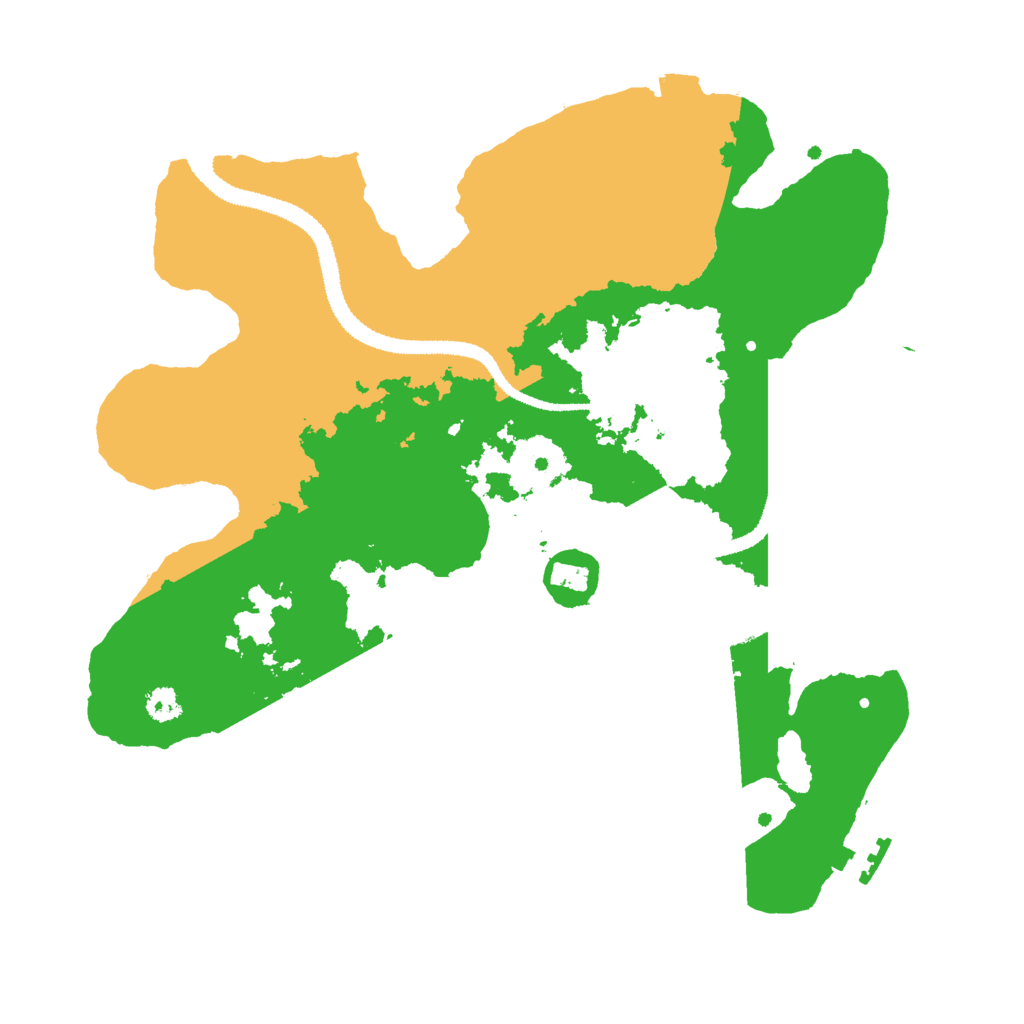 Biome Rust Map: Procedural Map, Size: 3000, Seed: 51540819