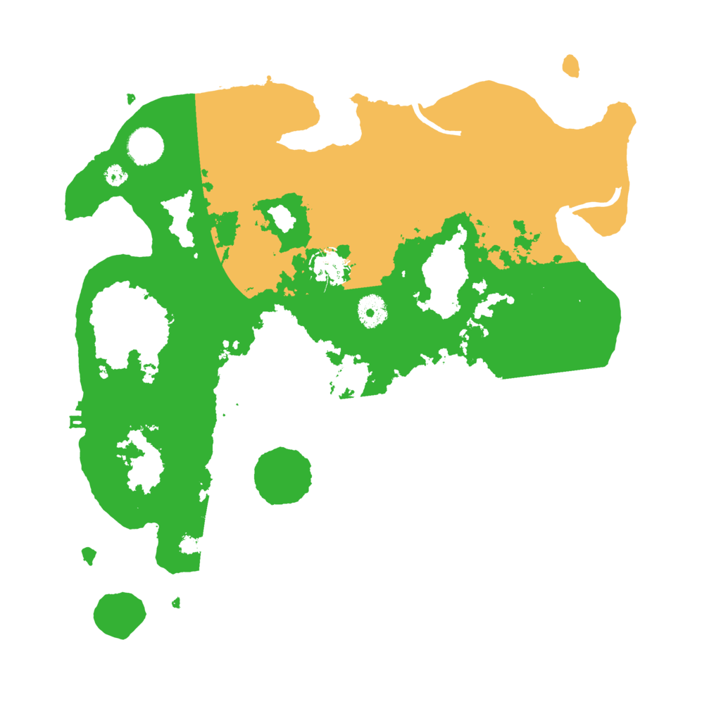 Biome Rust Map: Procedural Map, Size: 3500, Seed: 15412415