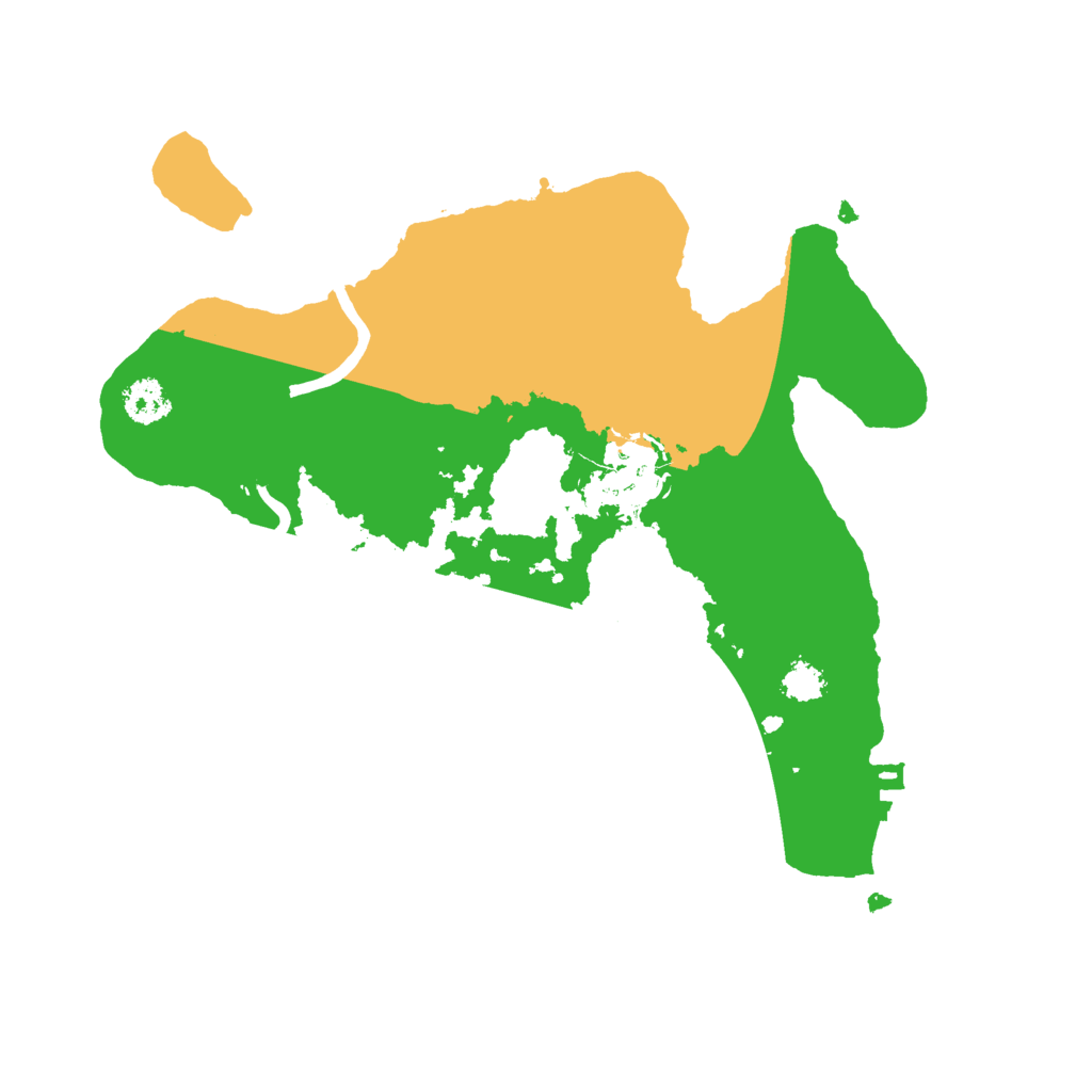 Biome Rust Map: Procedural Map, Size: 2500, Seed: 1447254769