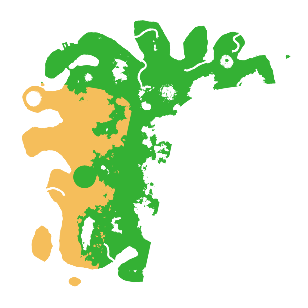 Biome Rust Map: Procedural Map, Size: 3600, Seed: 5082022