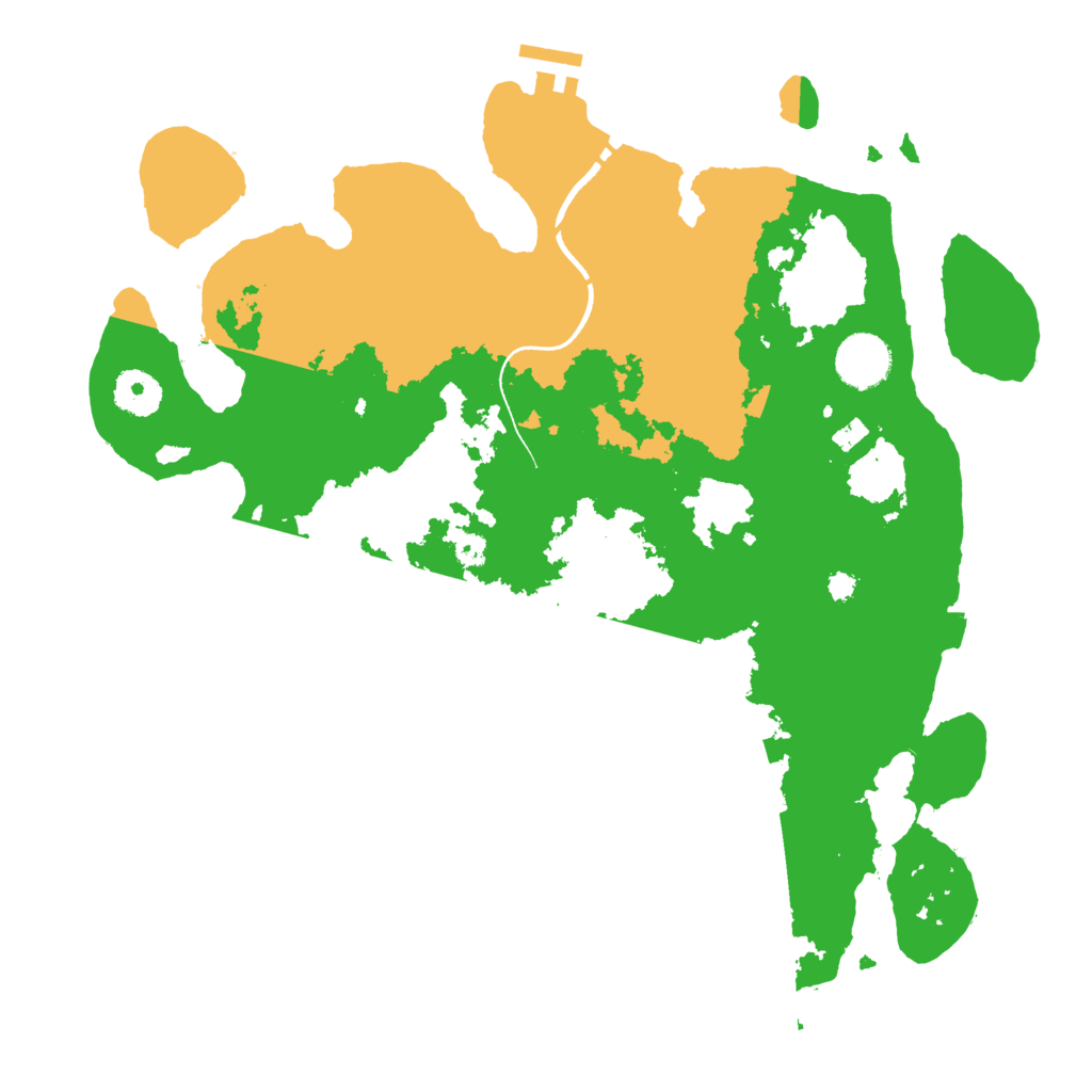 Biome Rust Map: Procedural Map, Size: 3500, Seed: 1447254769