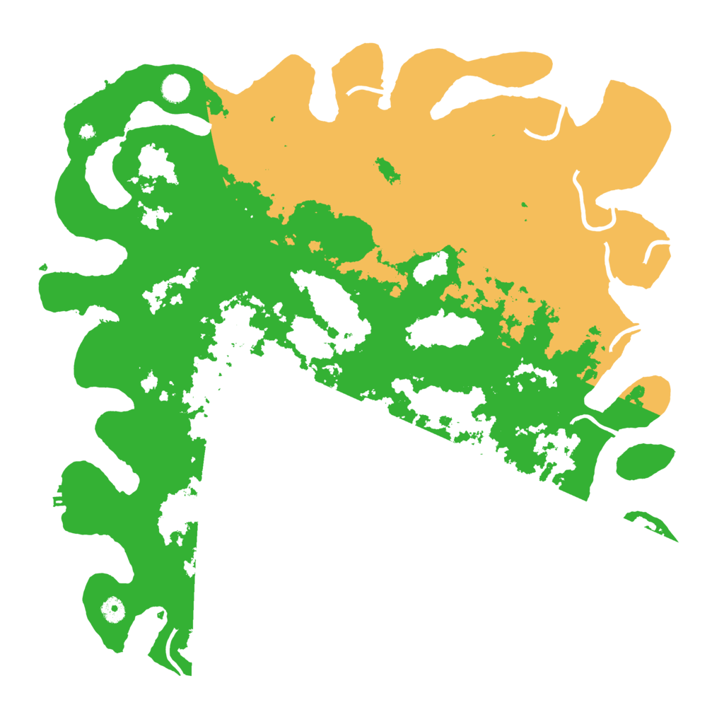 Biome Rust Map: Procedural Map, Size: 4500, Seed: 13833