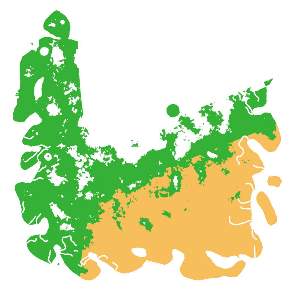 Biome Rust Map: Procedural Map, Size: 6000, Seed: 6568971