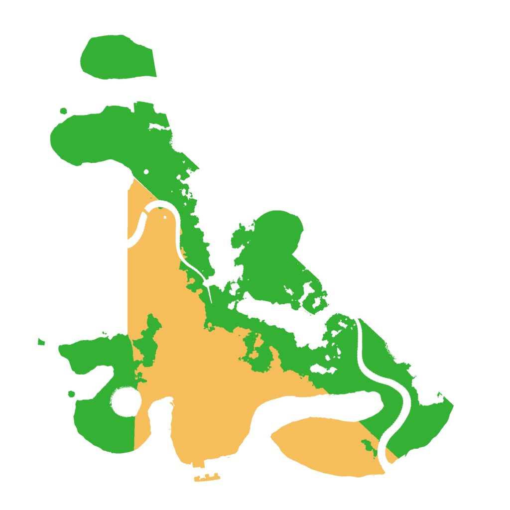 Biome Rust Map: Procedural Map, Size: 3000, Seed: 3250