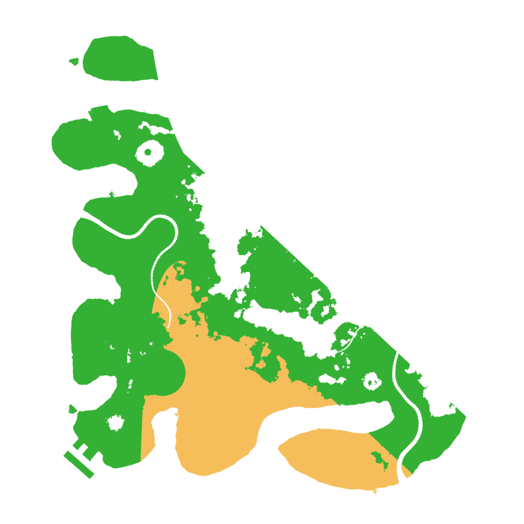 Biome Rust Map: Procedural Map, Size: 3000, Seed: 3250