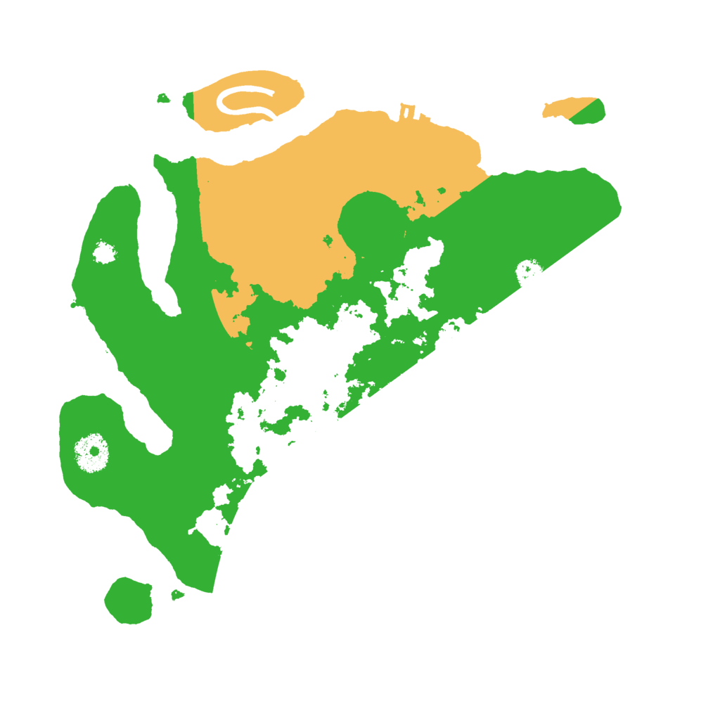 Biome Rust Map: Procedural Map, Size: 3000, Seed: 13084