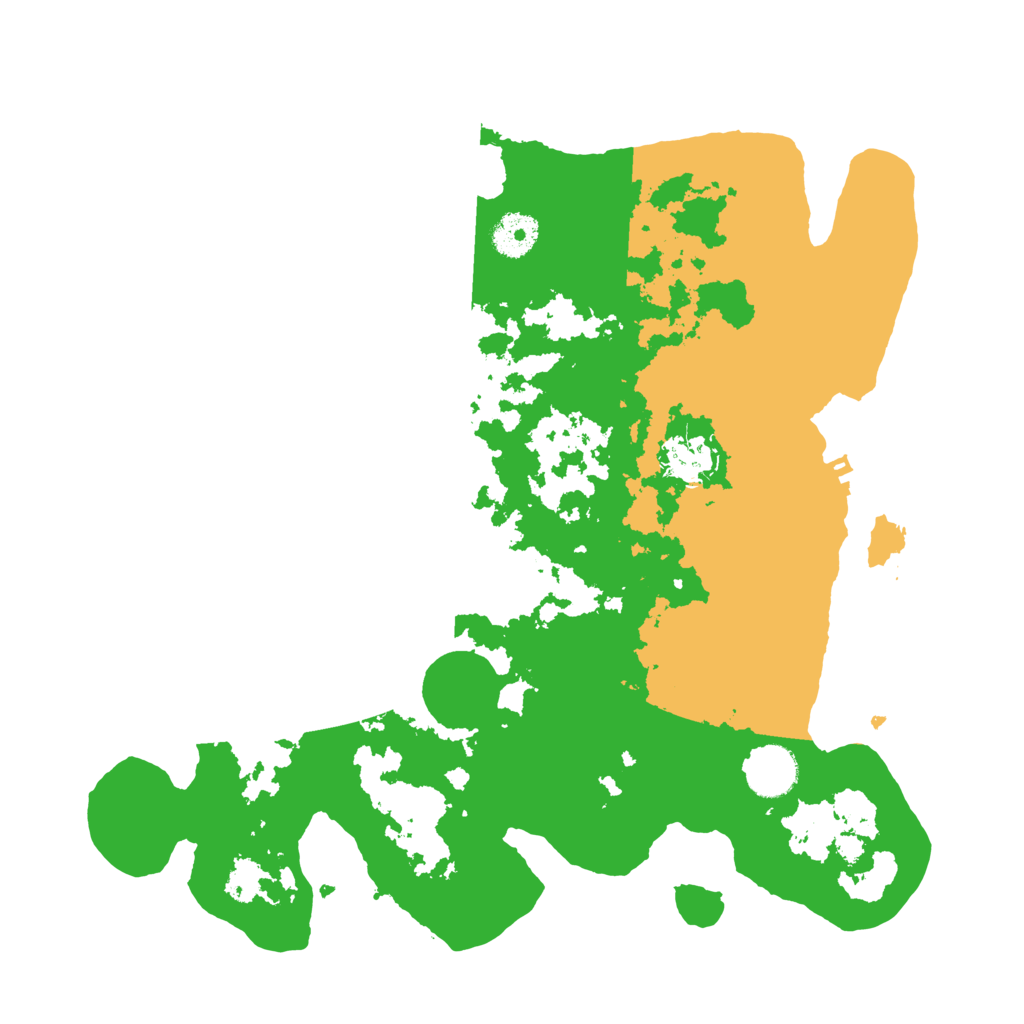 Biome Rust Map: Procedural Map, Size: 3500, Seed: 17702