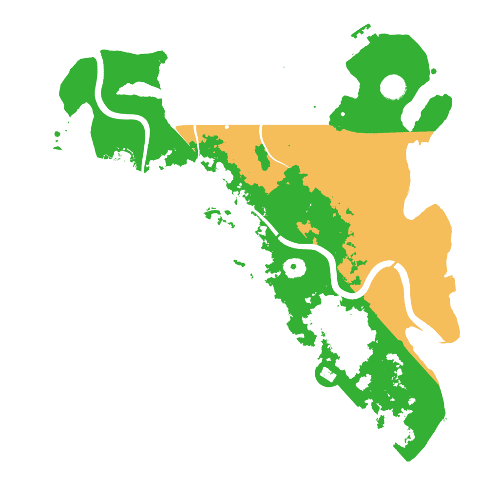 Biome Rust Map: Procedural Map, Size: 3500, Seed: 152565901