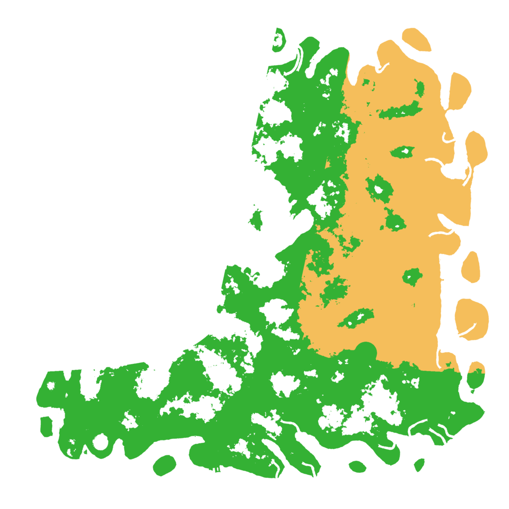 Biome Rust Map: Procedural Map, Size: 6000, Seed: 37214648