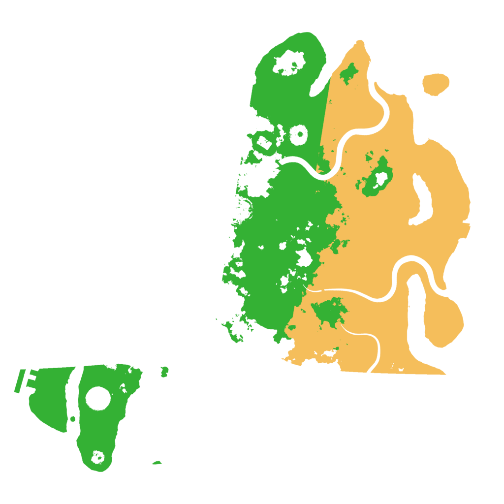 Biome Rust Map: Procedural Map, Size: 3850, Seed: 1043959978