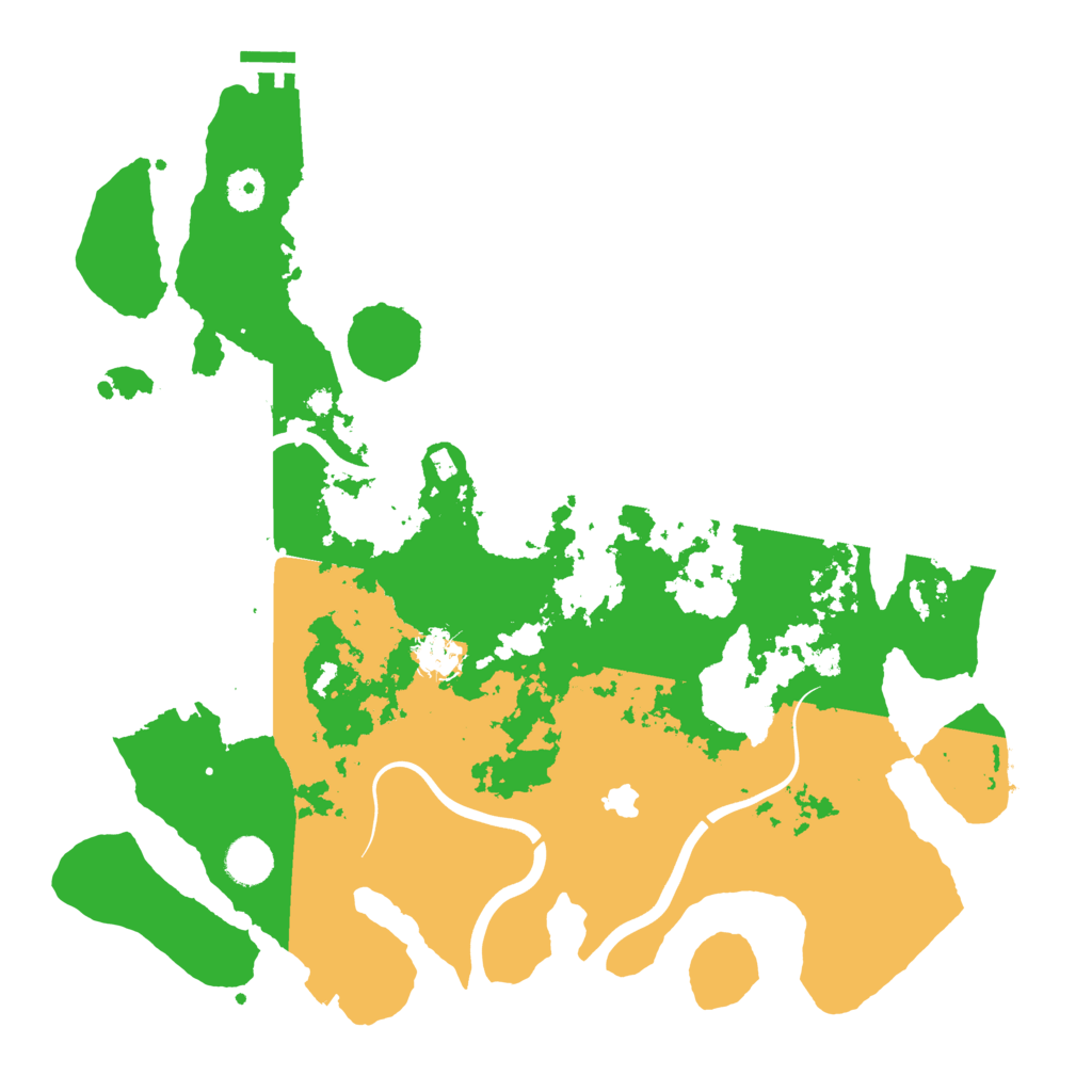 Biome Rust Map: Procedural Map, Size: 4000, Seed: 65458