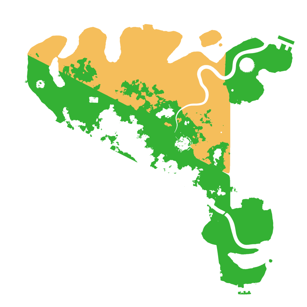 Biome Rust Map: Procedural Map, Size: 3650, Seed: 271533312