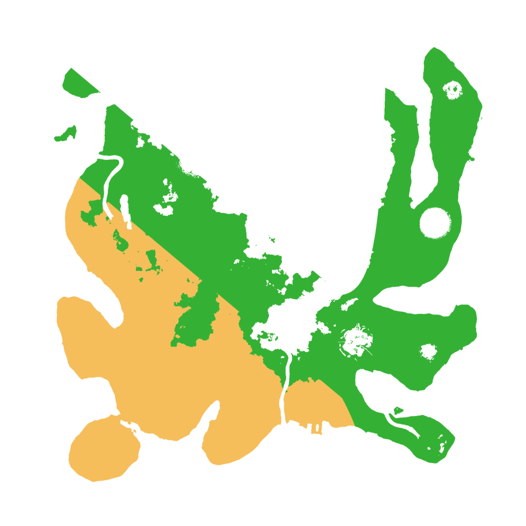 Biome Rust Map: Procedural Map, Size: 3000, Seed: 9505