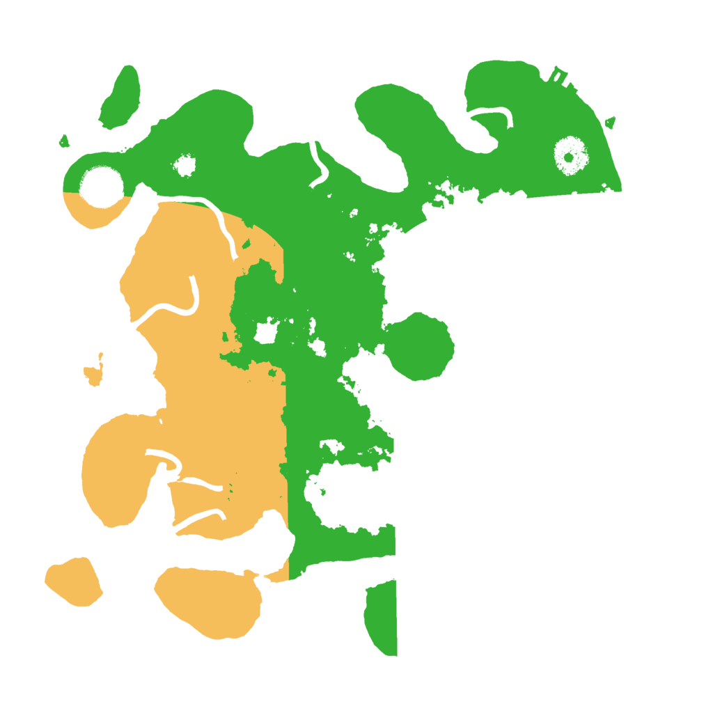 Biome Rust Map: Procedural Map, Size: 3000, Seed: 9845