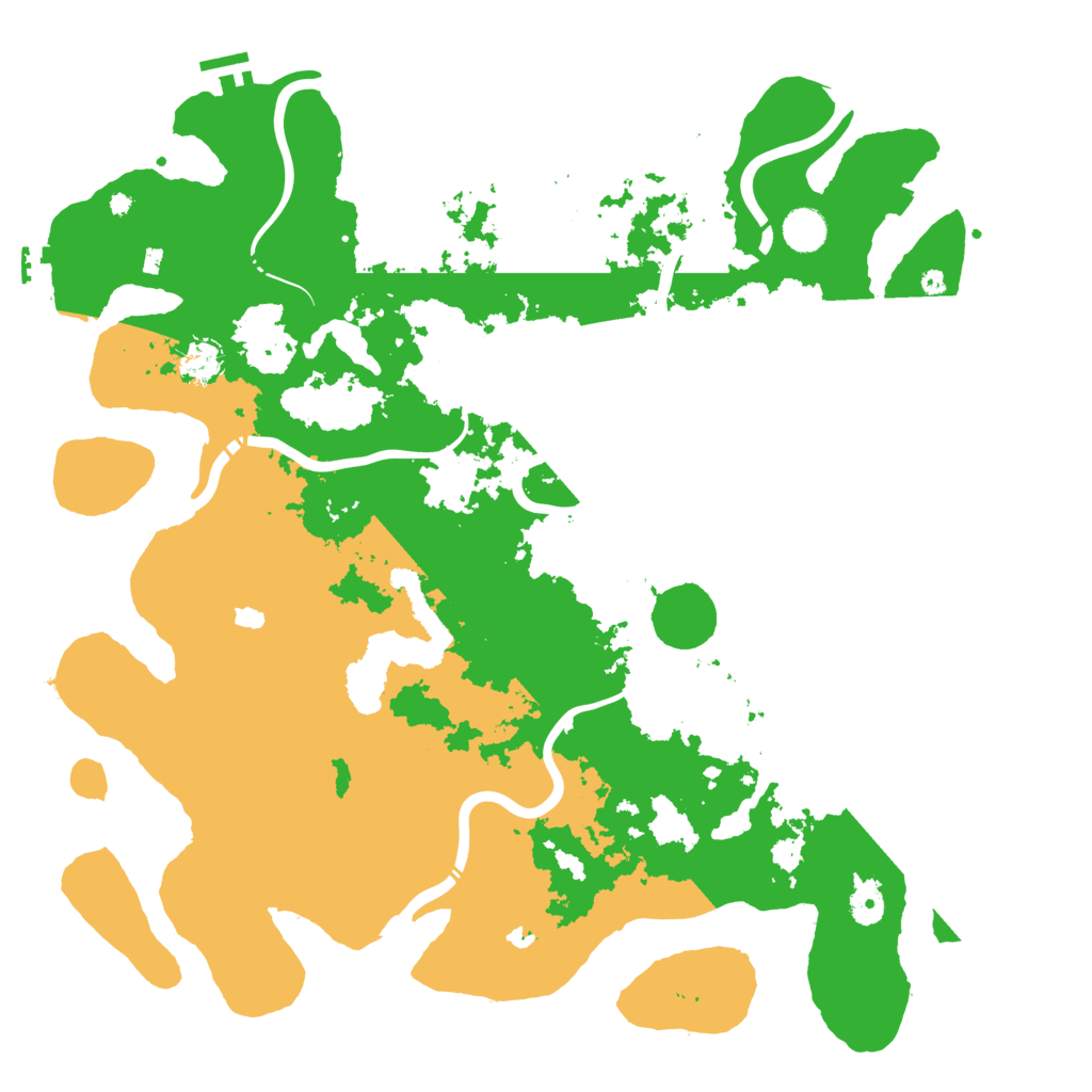 Biome Rust Map: Procedural Map, Size: 4500, Seed: 1466889199