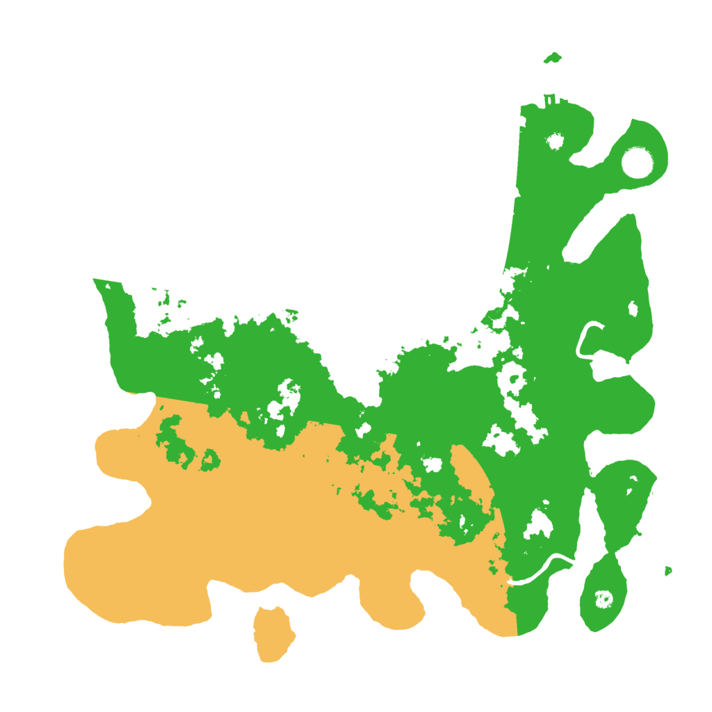 Biome Rust Map: Procedural Map, Size: 4000, Seed: 125488