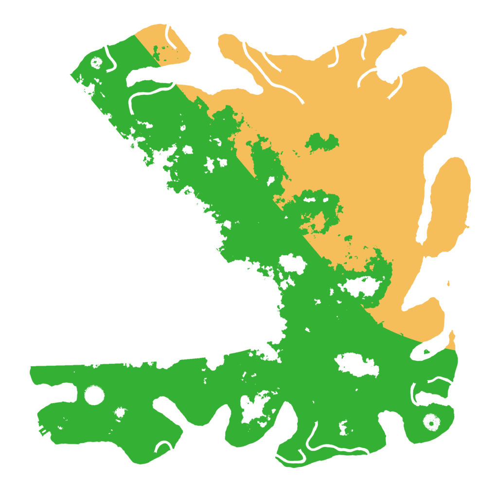 Biome Rust Map: Procedural Map, Size: 4500, Seed: 622958886