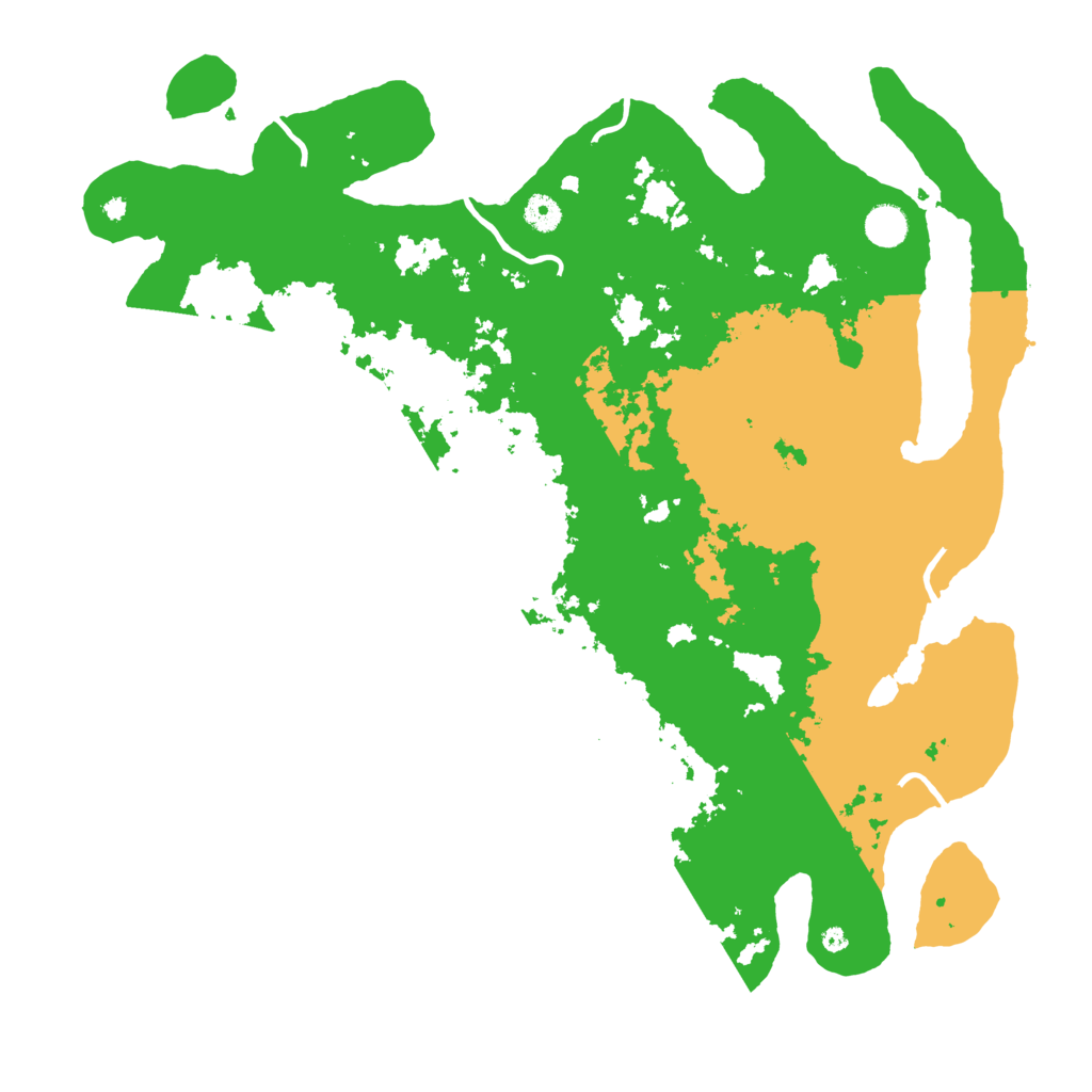 Biome Rust Map: Procedural Map, Size: 4500, Seed: 7251