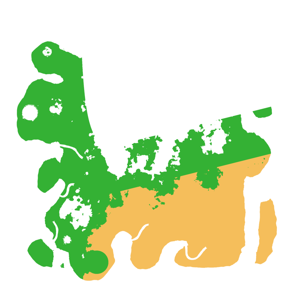 Biome Rust Map: Procedural Map, Size: 3450, Seed: 1