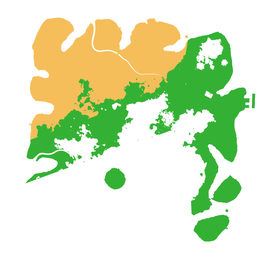 Biome Rust Map: Procedural Map, Size: 3650, Seed: 314509312