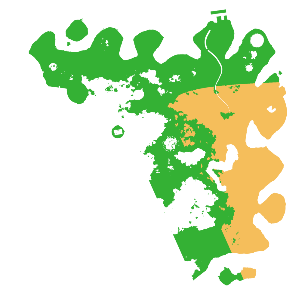 Biome Rust Map: Procedural Map, Size: 4000, Seed: 1220463576